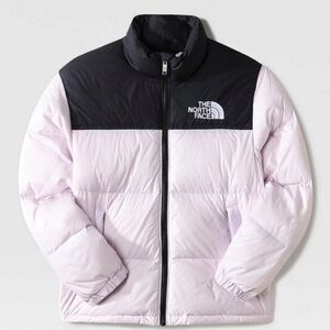 The North Face Kids Puffer Jacket - Black and Pink